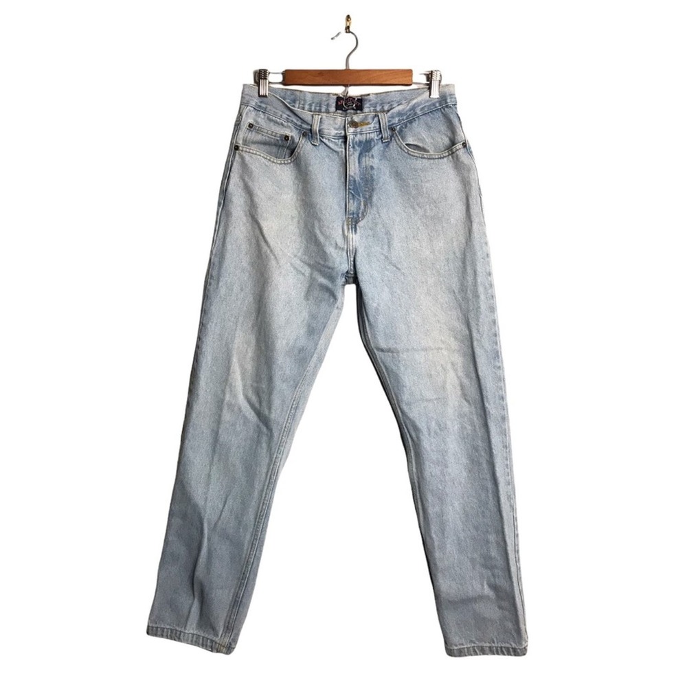 Architect | vintage Light Wash High Waisted Blue Jeans •